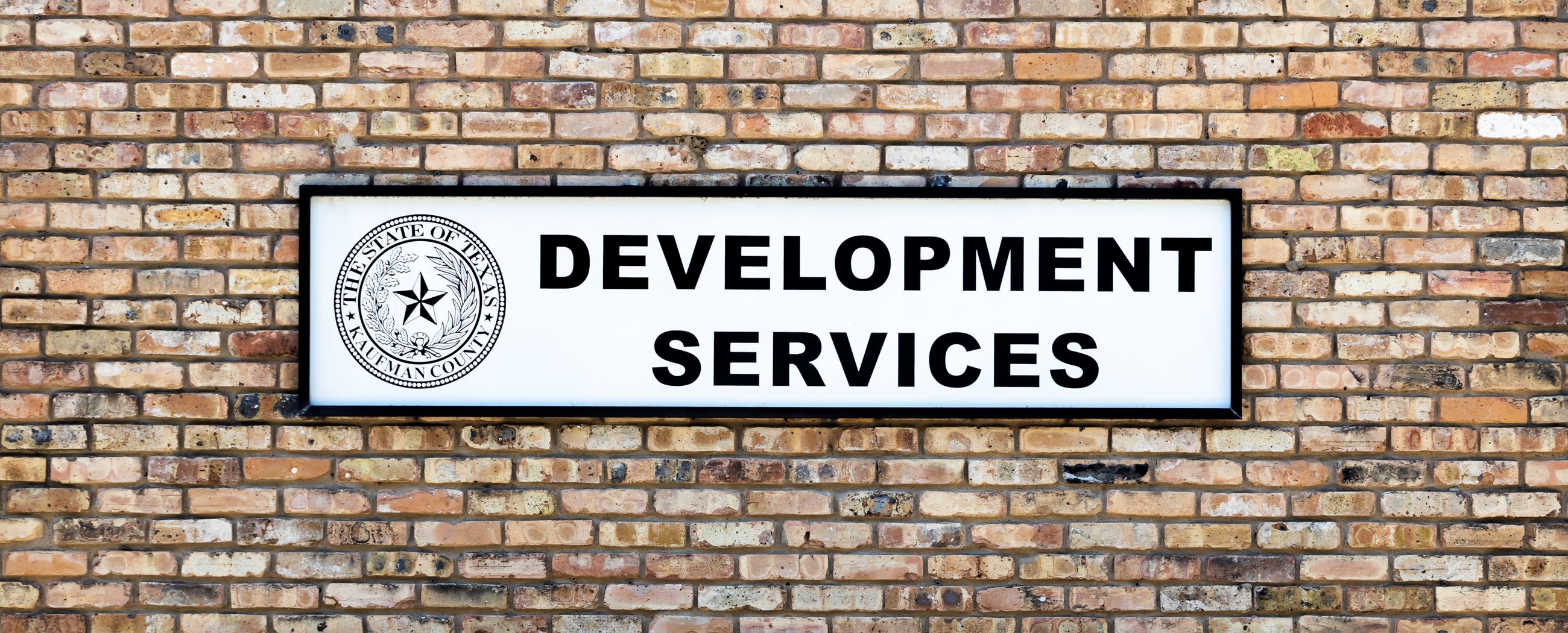 Development Services Sign