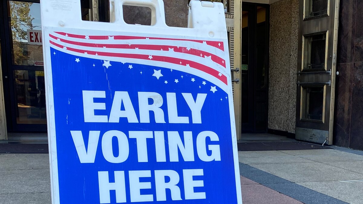 Early Voting sign