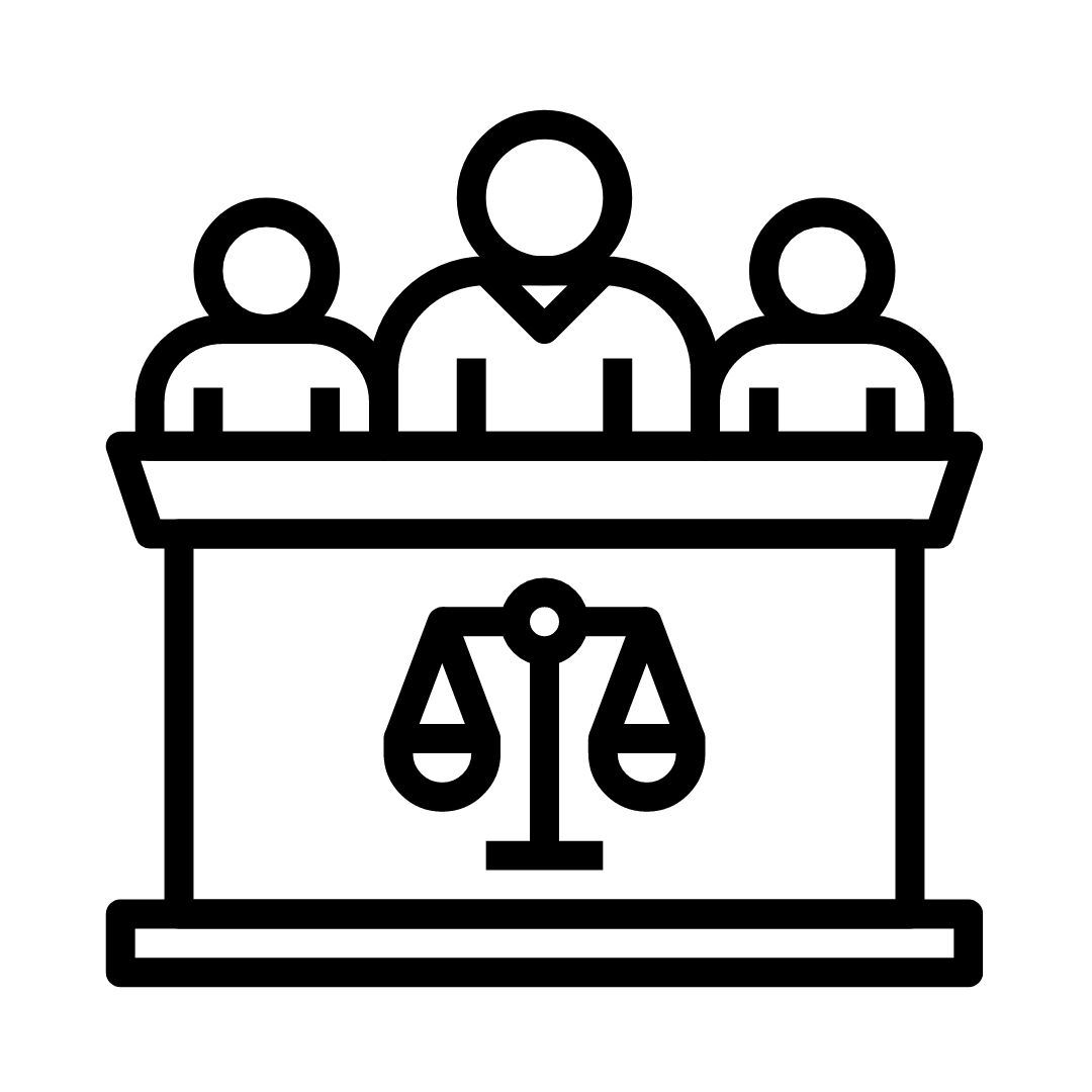 Justice of the Peace graphic icon